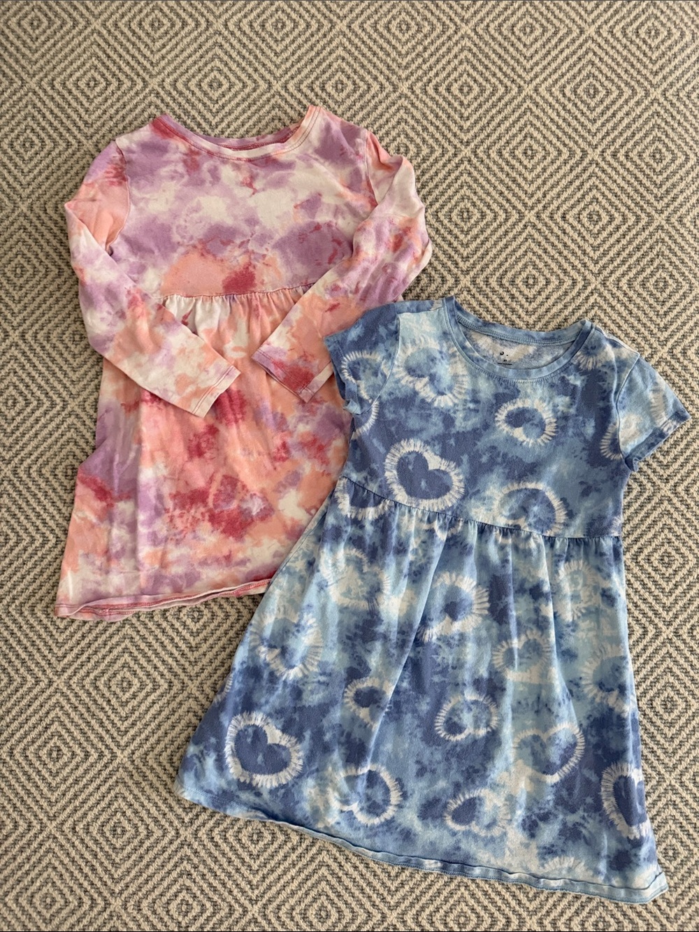 Old Navy 5T Tie-Dye Pink & Blue Dress bundle